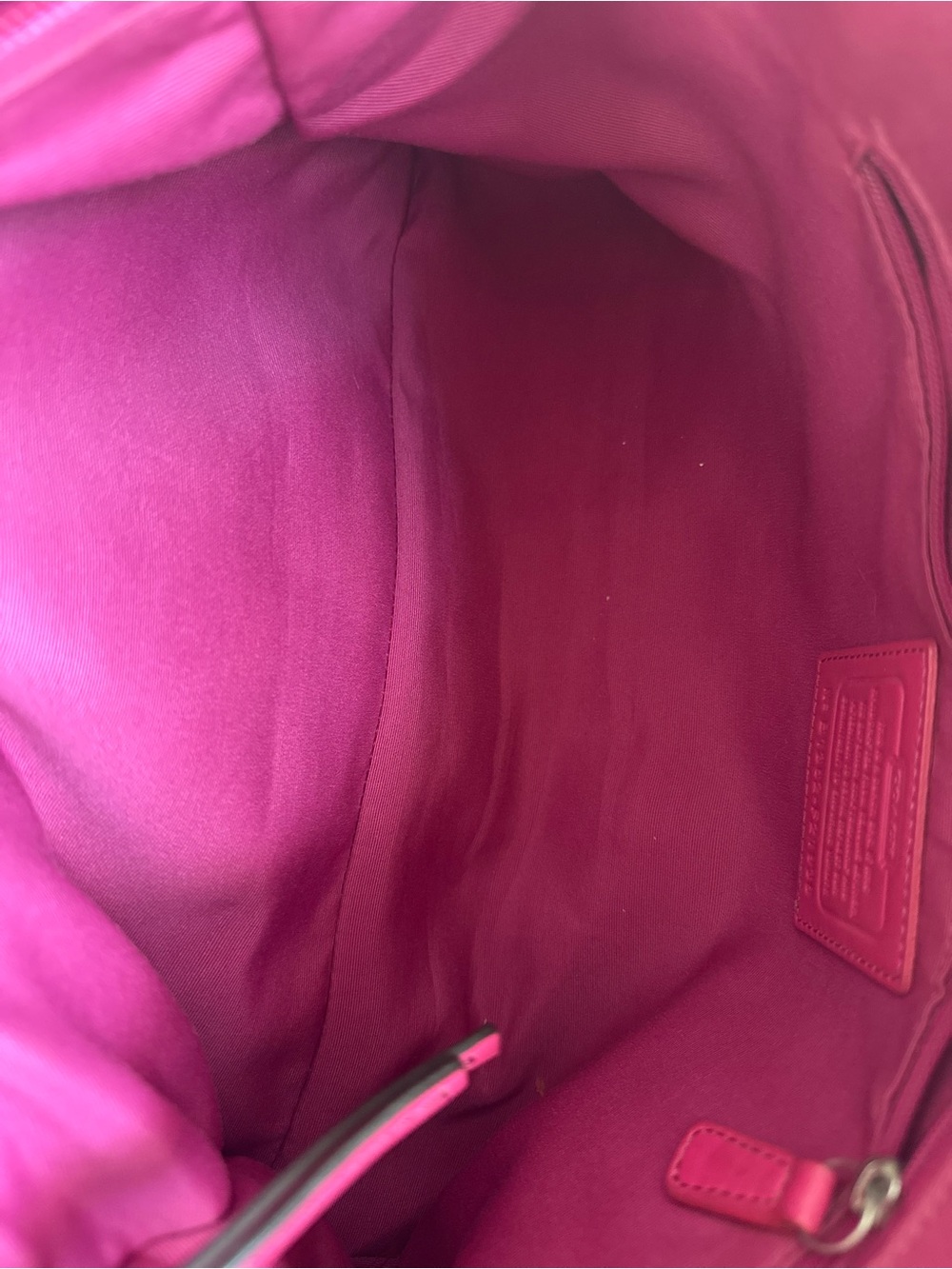 Coach pink shoulder bag - Picture 9 of 9